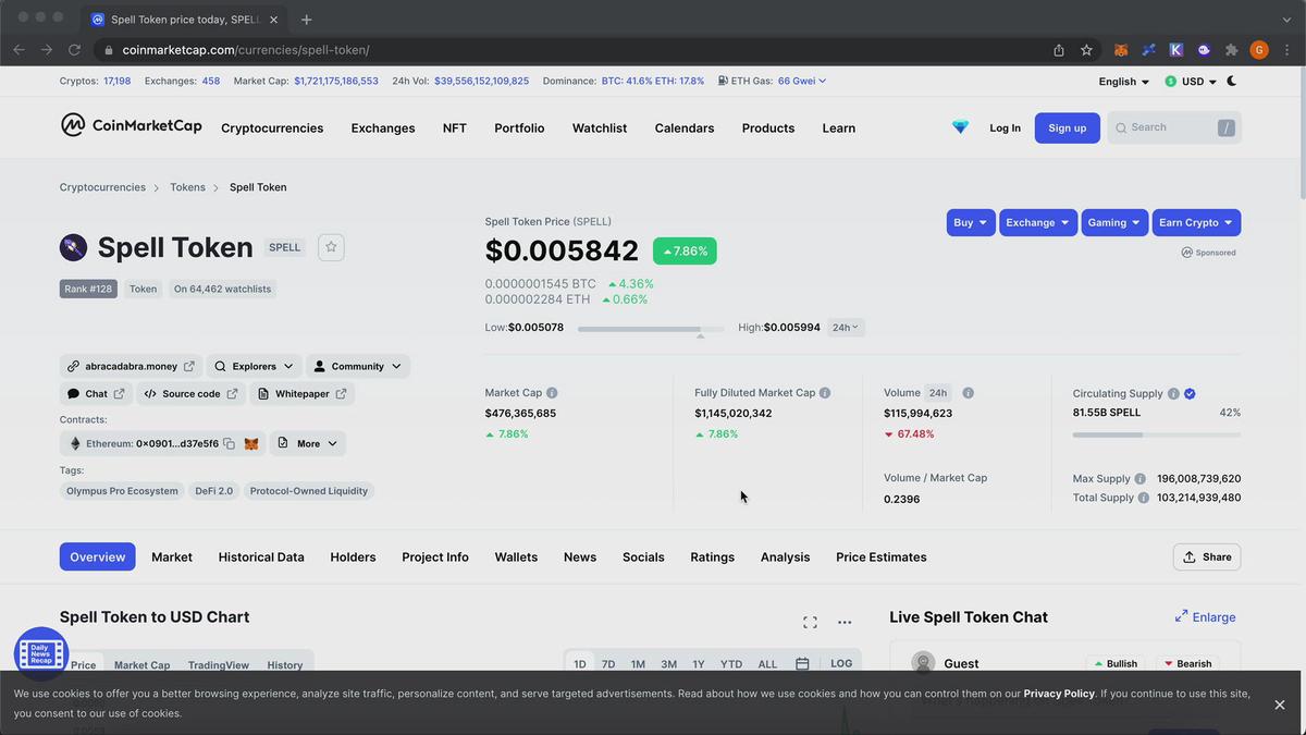 'Video thumbnail for How To Add SPELL To Your Metamask Wallet'