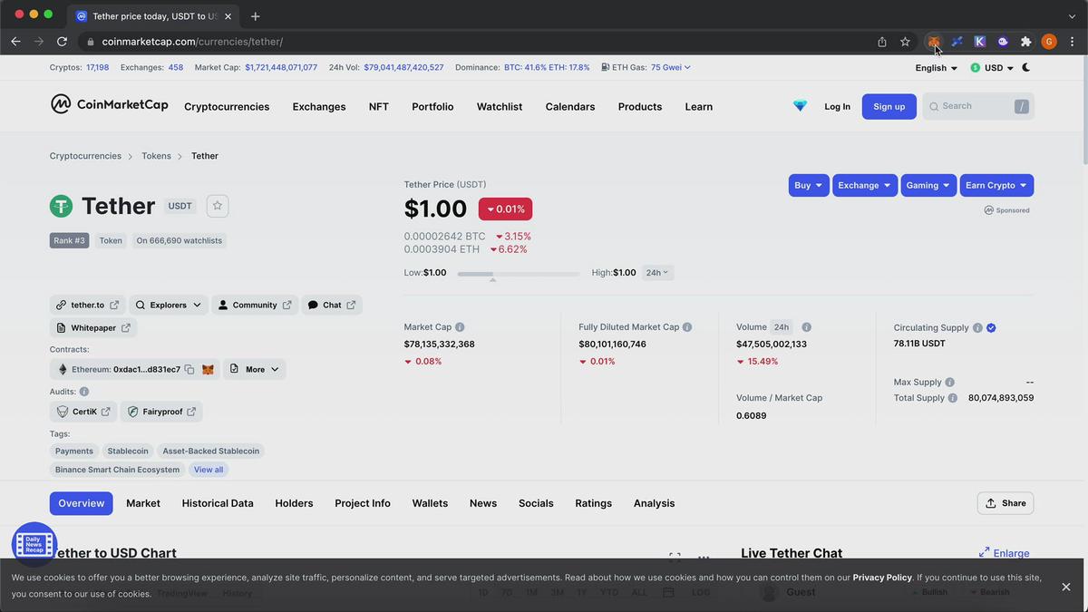 'Video thumbnail for How To Add USDT To Your Metamask Wallet'