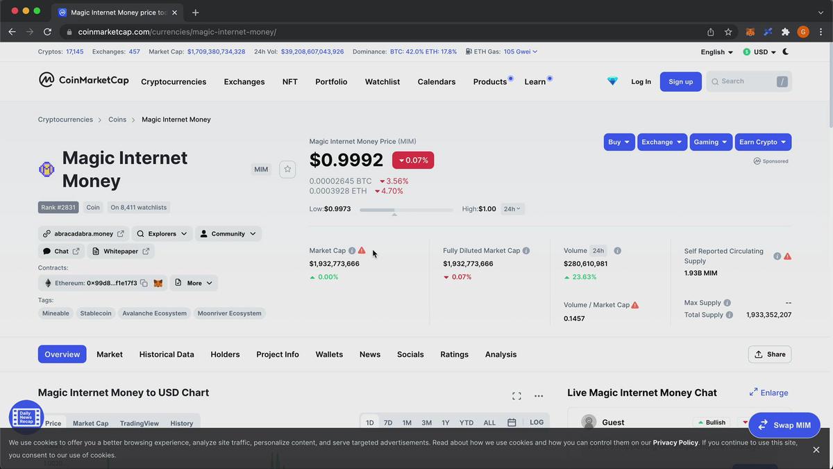 'Video thumbnail for How To Add MIM To Your Metamask Wallet'