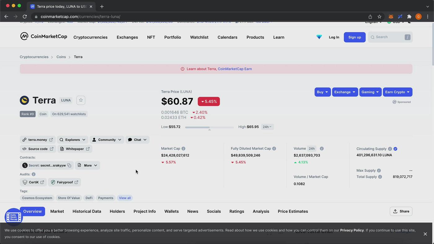 'Video thumbnail for How To Add LUNA To Your Metamask Wallet'
