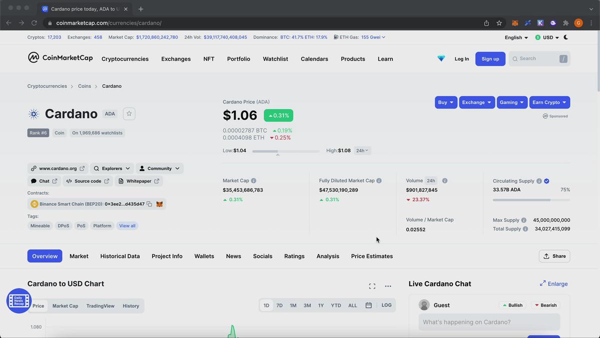 'Video thumbnail for How To Add ADA To Your Metamask Wallet'