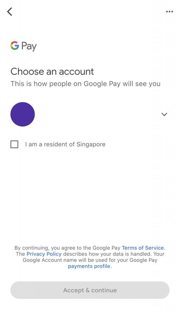 Google Pay SignUp