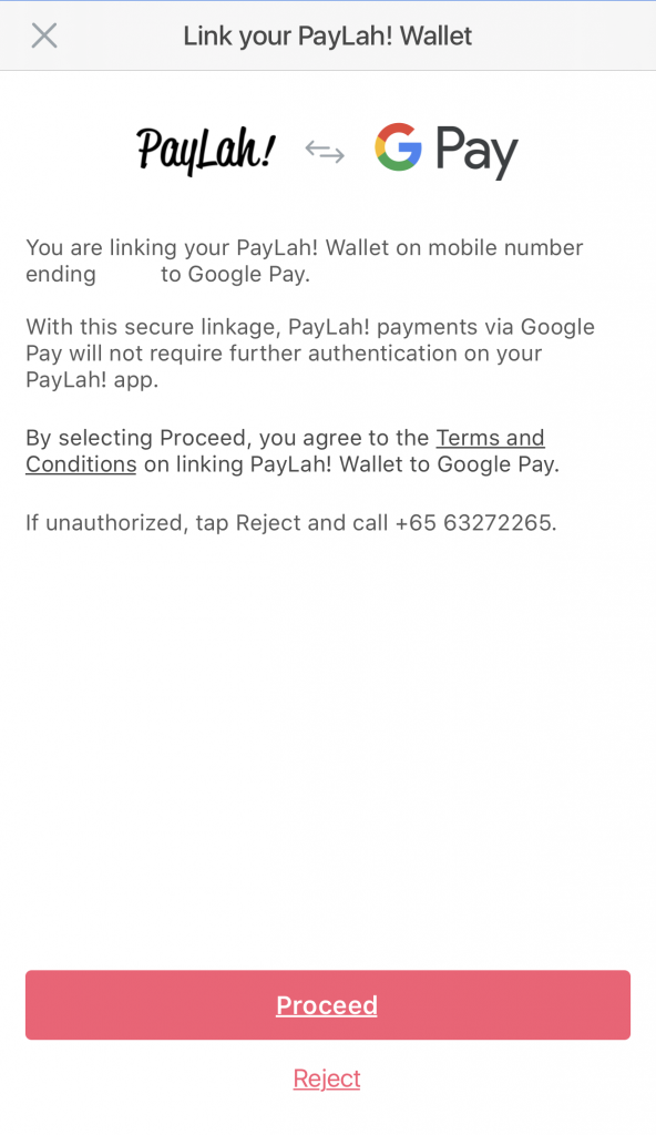 Google Pay PayLah3