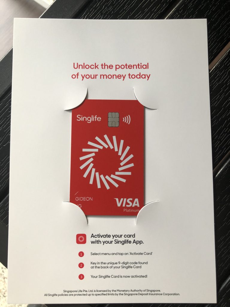 SingLife Debit Card Delivery