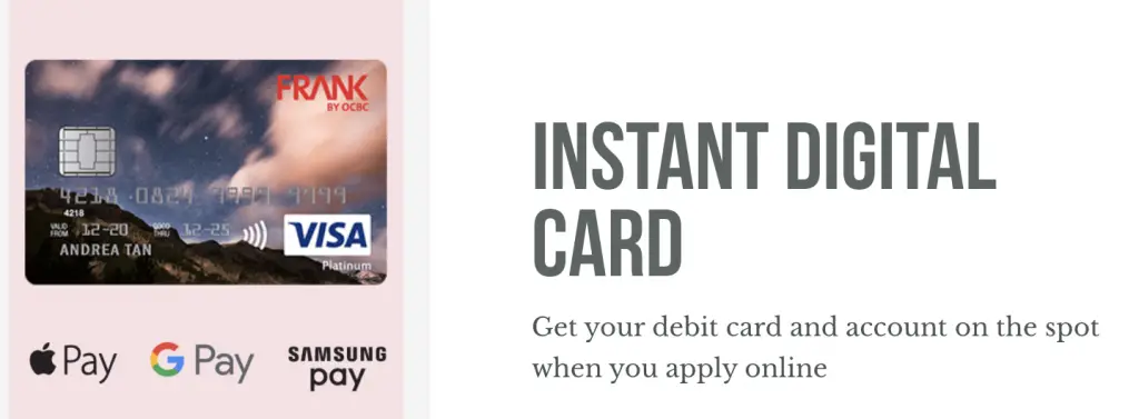 FRANK Debit Card Instant Digital Card