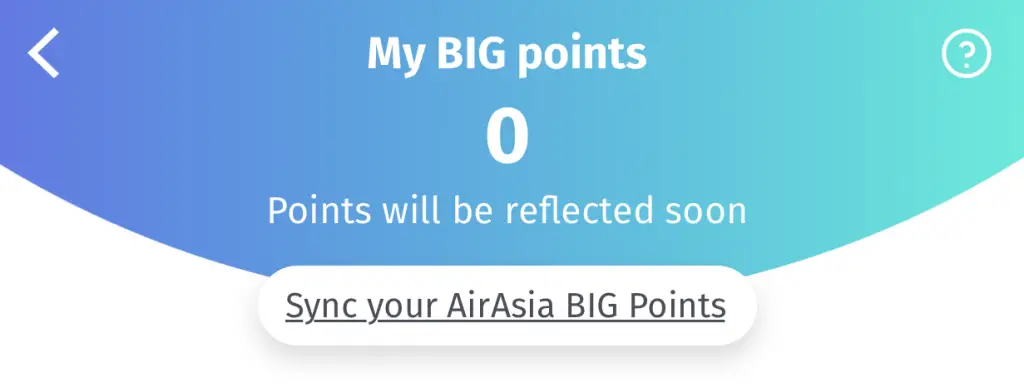 BigPay Sync AirAsia BIG Points
