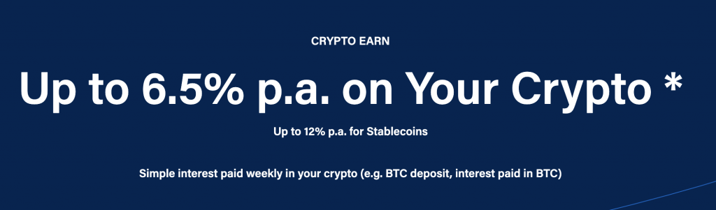 Crypto Earn Interest Rate