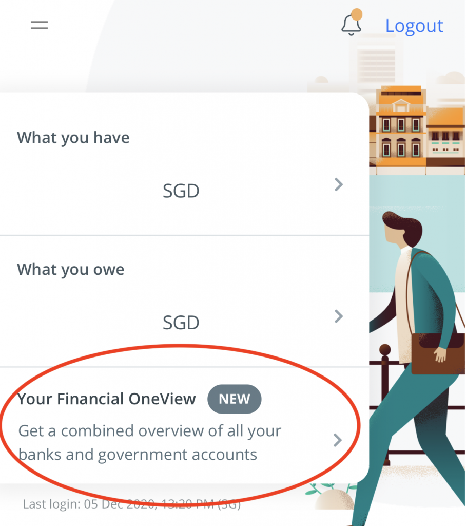 SGFinDex OCBC Mobile Banking App