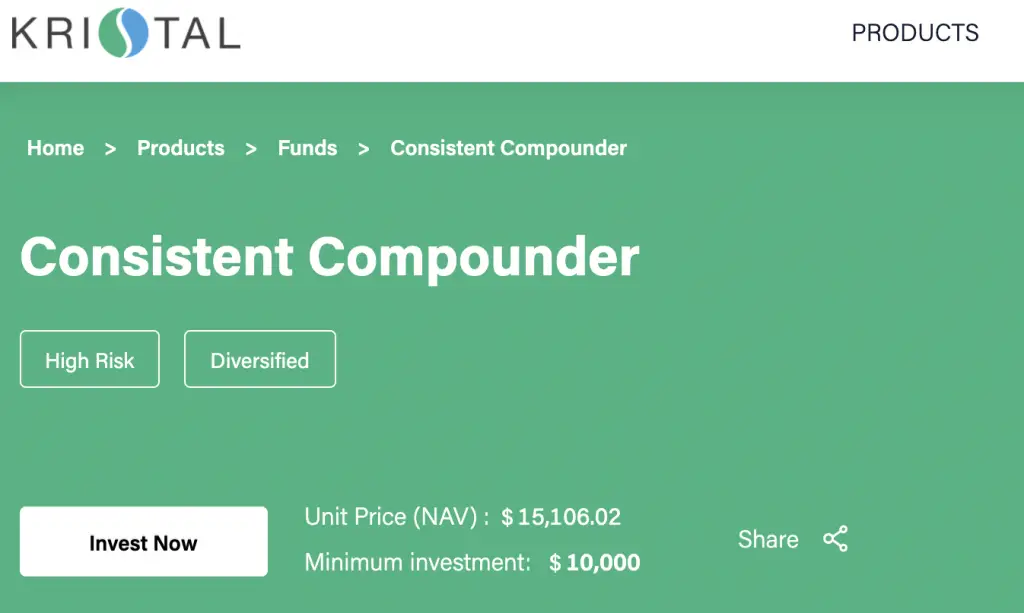 Kristal.AI Fund Minimum Investment