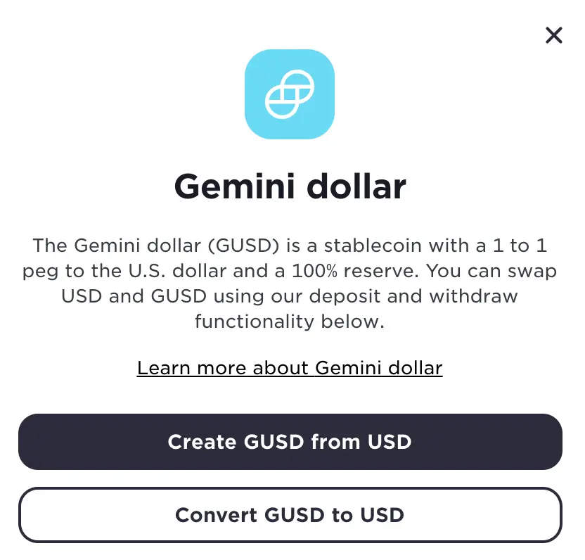 Gemini GUSD