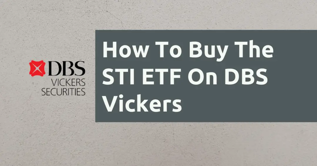 How To Buy STI ETF On DBS Vickers
