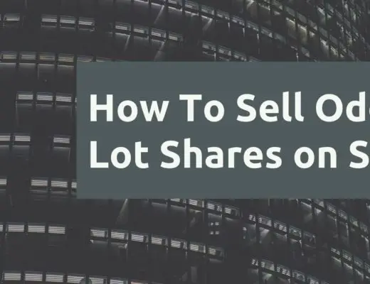 How To Sell Odd Lot Shares SGX