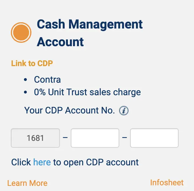 POEMS Link to CDP Cash Management Account