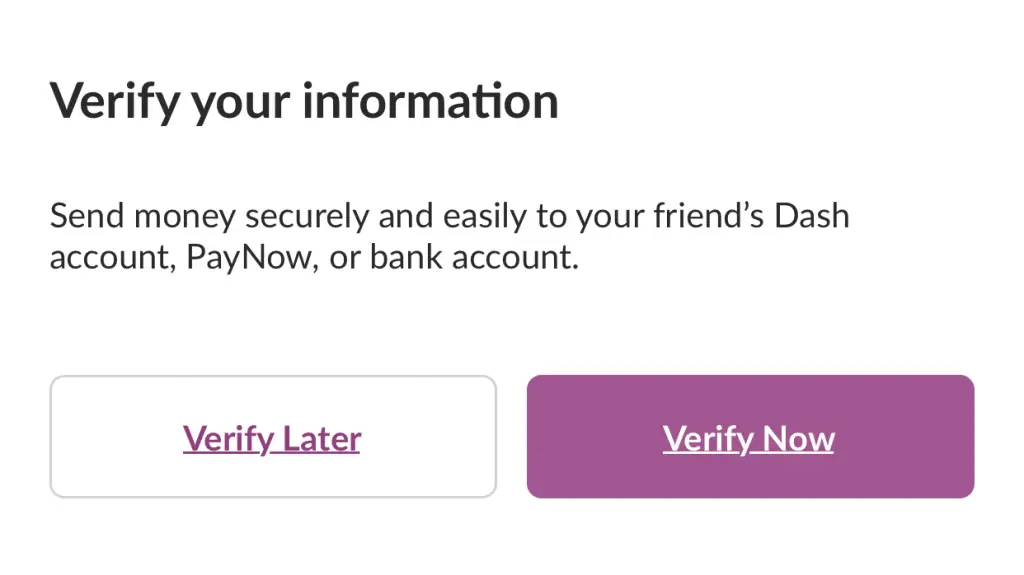 Singtel Dash Verify Account