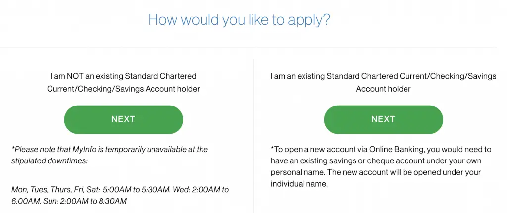 Standard Chartered Online Trading Sign Up