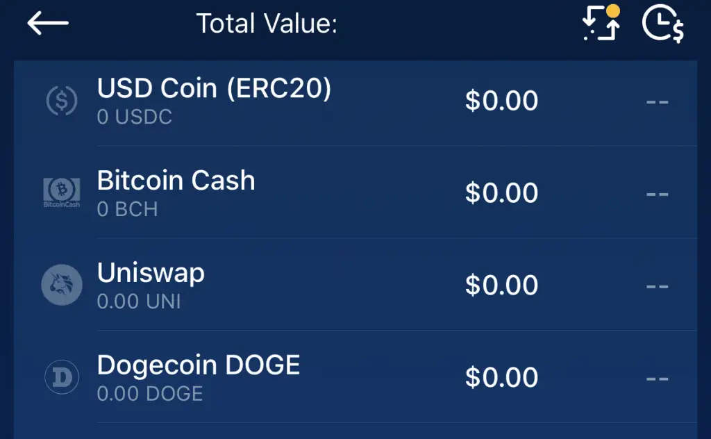 Crypto.com Crypto Wallet DOGE
