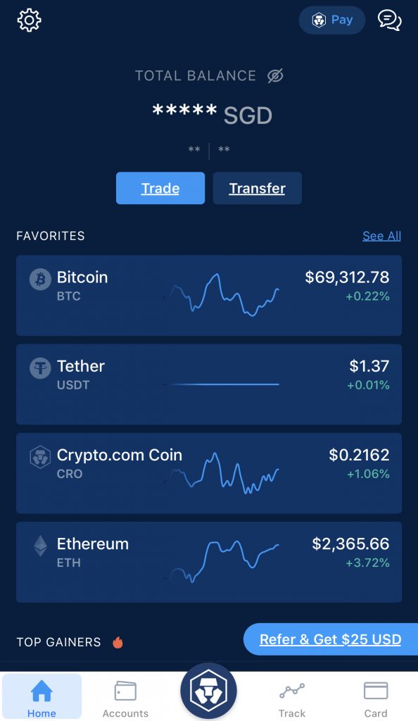 Crypto.com Mobile App