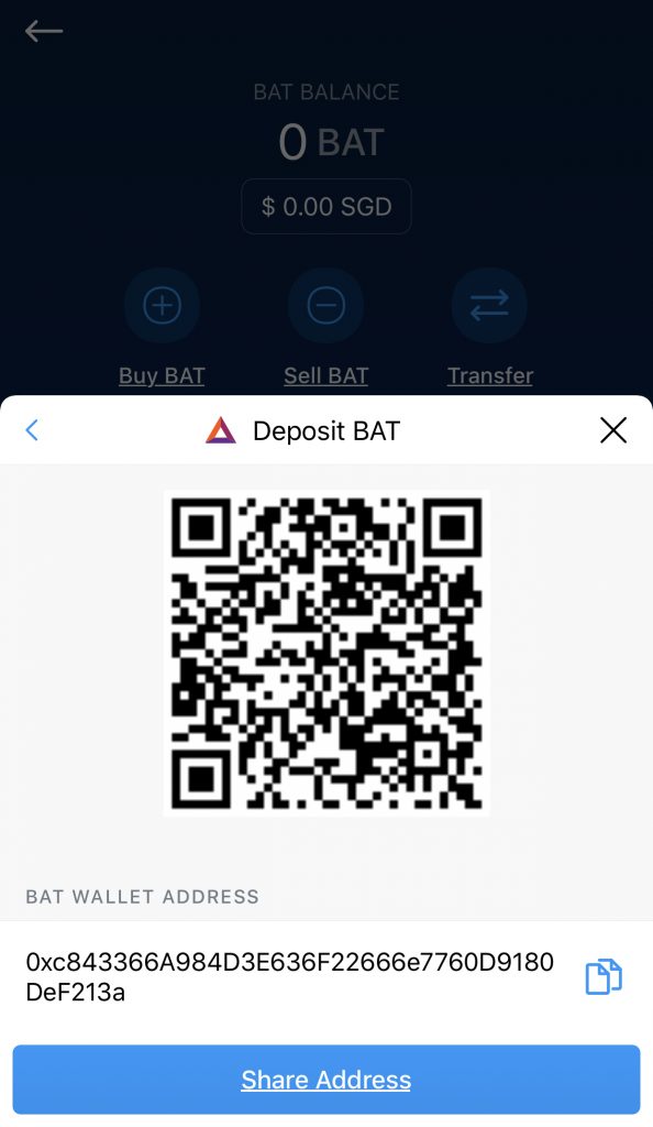 Crypto.com Receive BAT