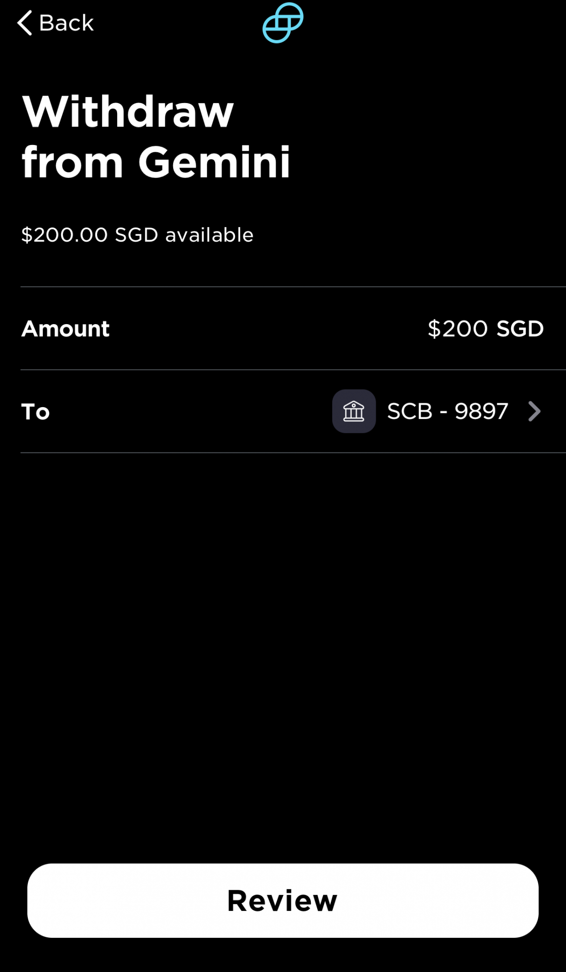 Gemini Withdrawal Fees