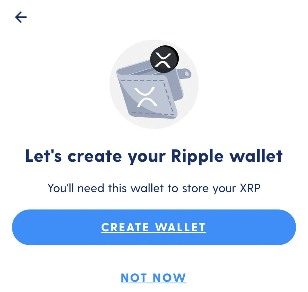 Luno Create XRP Ripple Wallet