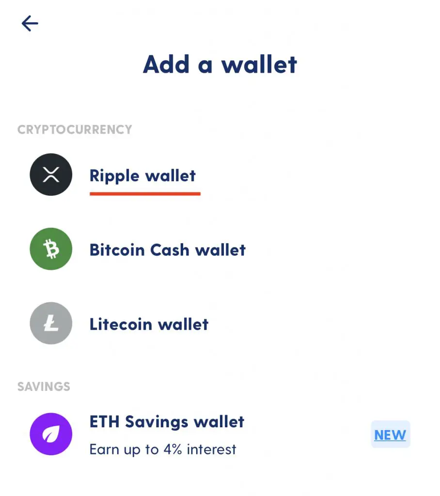 Luno XRP Create Ripple Wallet