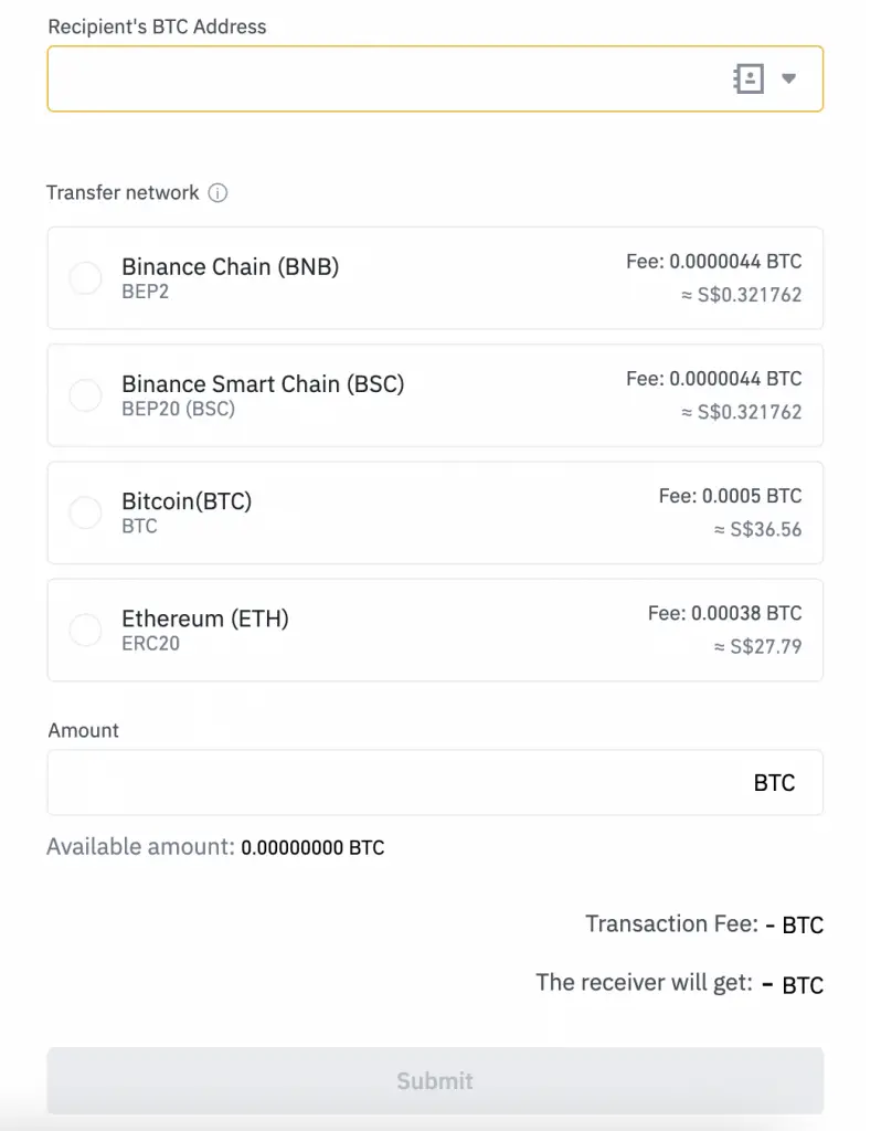 Binance Enter Details For Withdrawal Coinhako