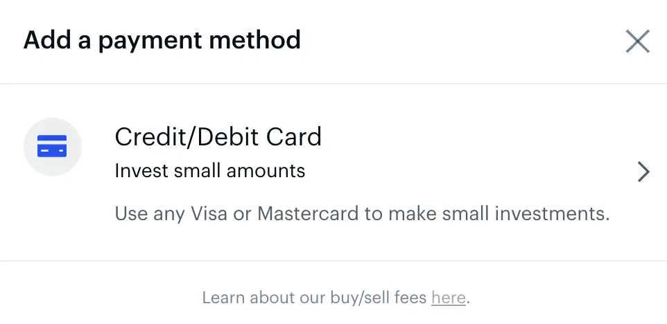 Coinbase Add Credit Debit Card