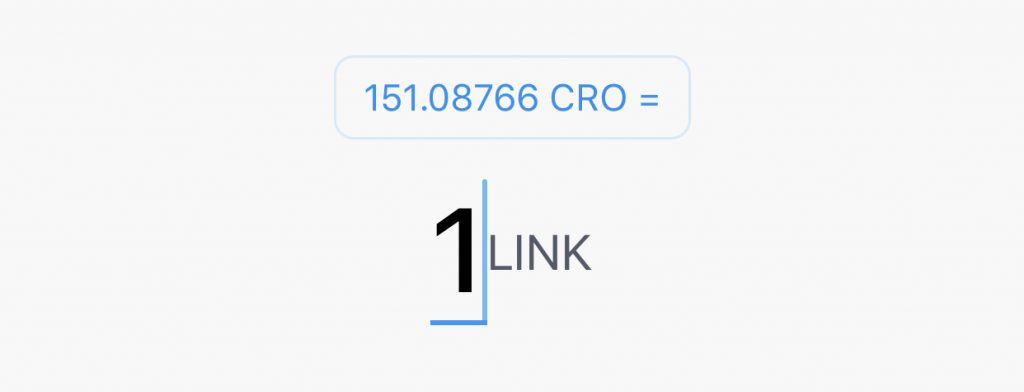 Crypto.com App CRO LINK Exchange Rate