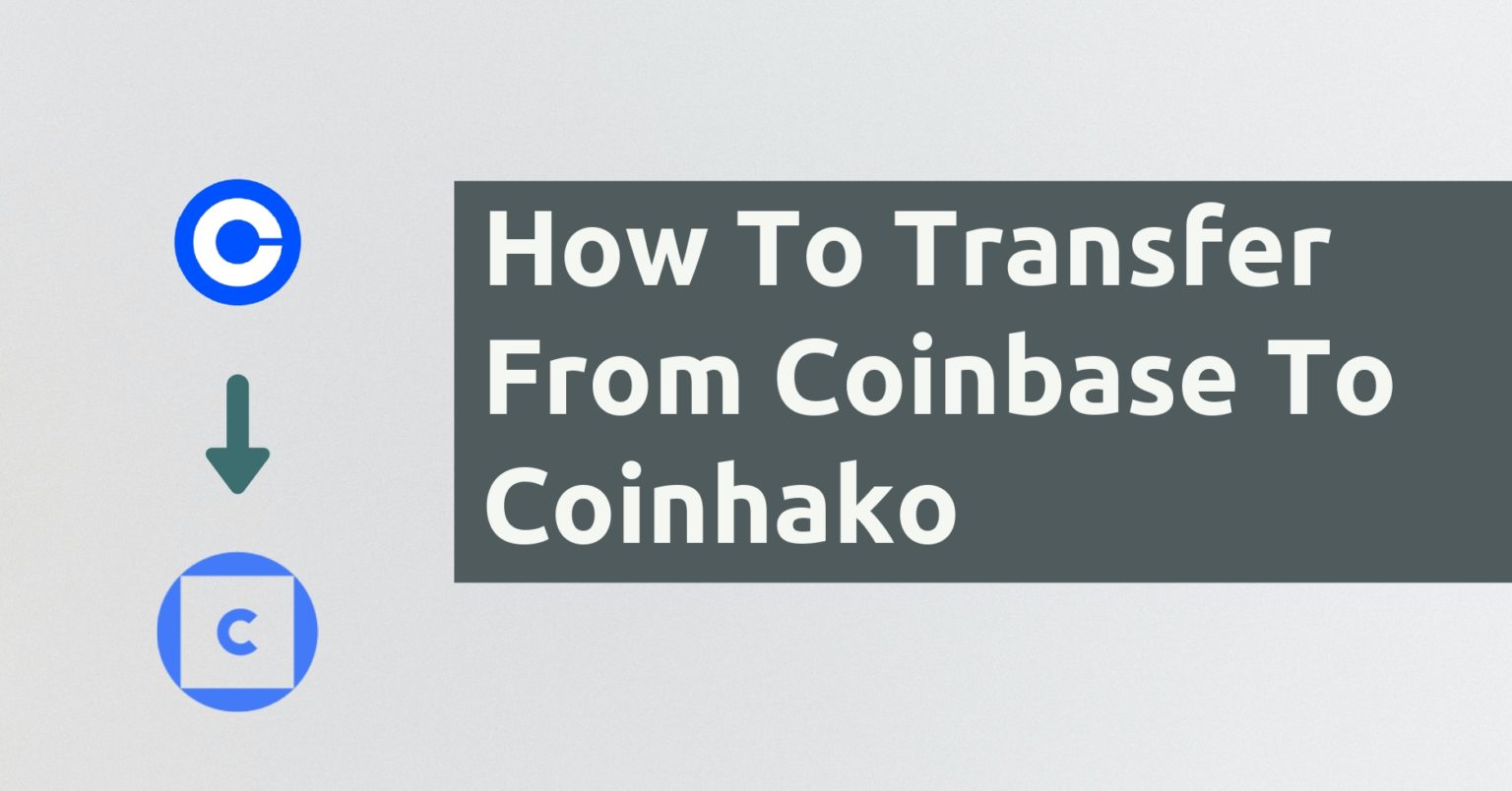 How To Transfer Your Crypto From Coinbase To Coinhako ...