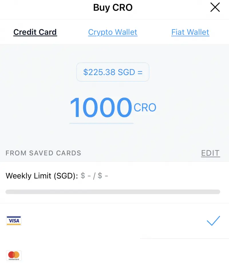 buy cro with crypto.com card