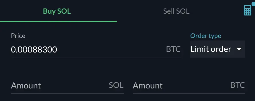 FTX Buy SOL From BTC