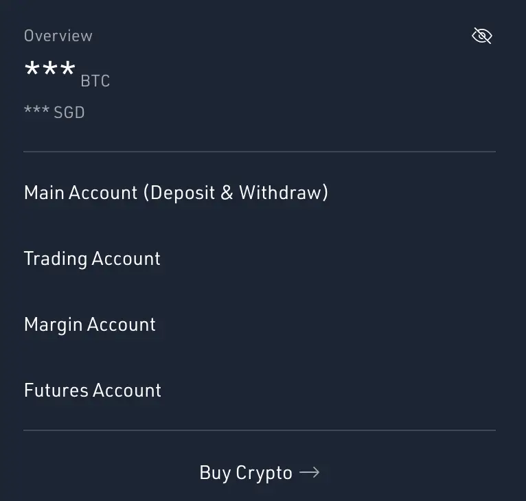 KuCoin Different Accounts