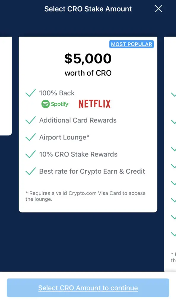 Crypto.com Visa Card Stake CRO For Rewards