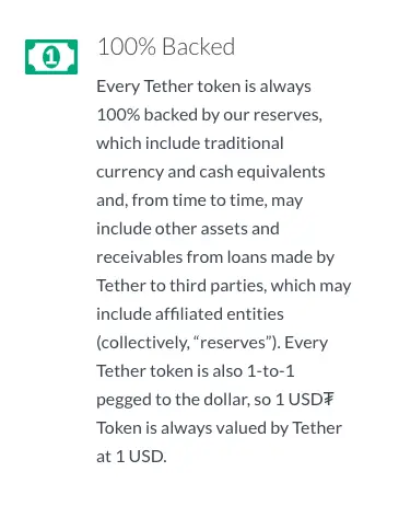 0.1 Tether reserves now 2021