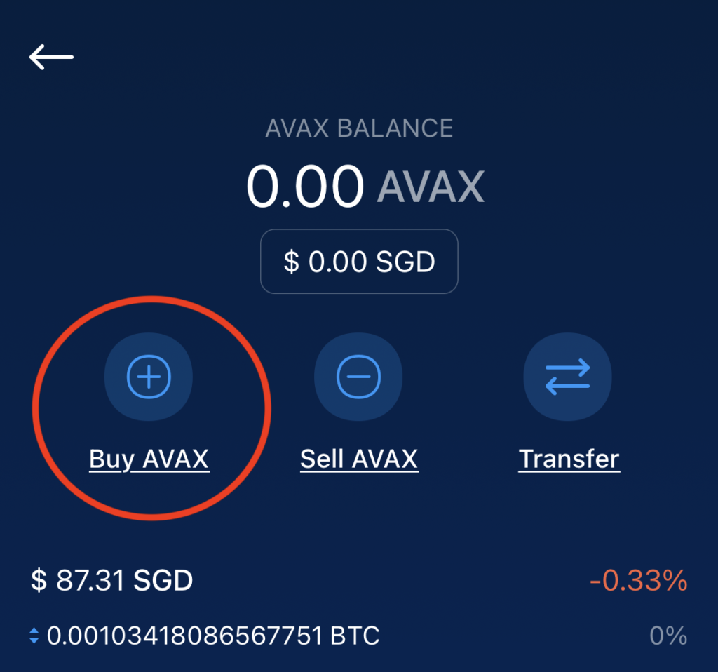Crypto.com AVAX Buy