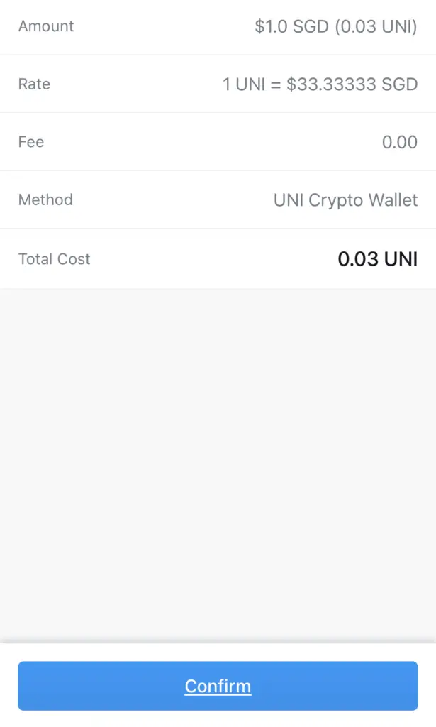 Crypto.com Card Top Up Rate