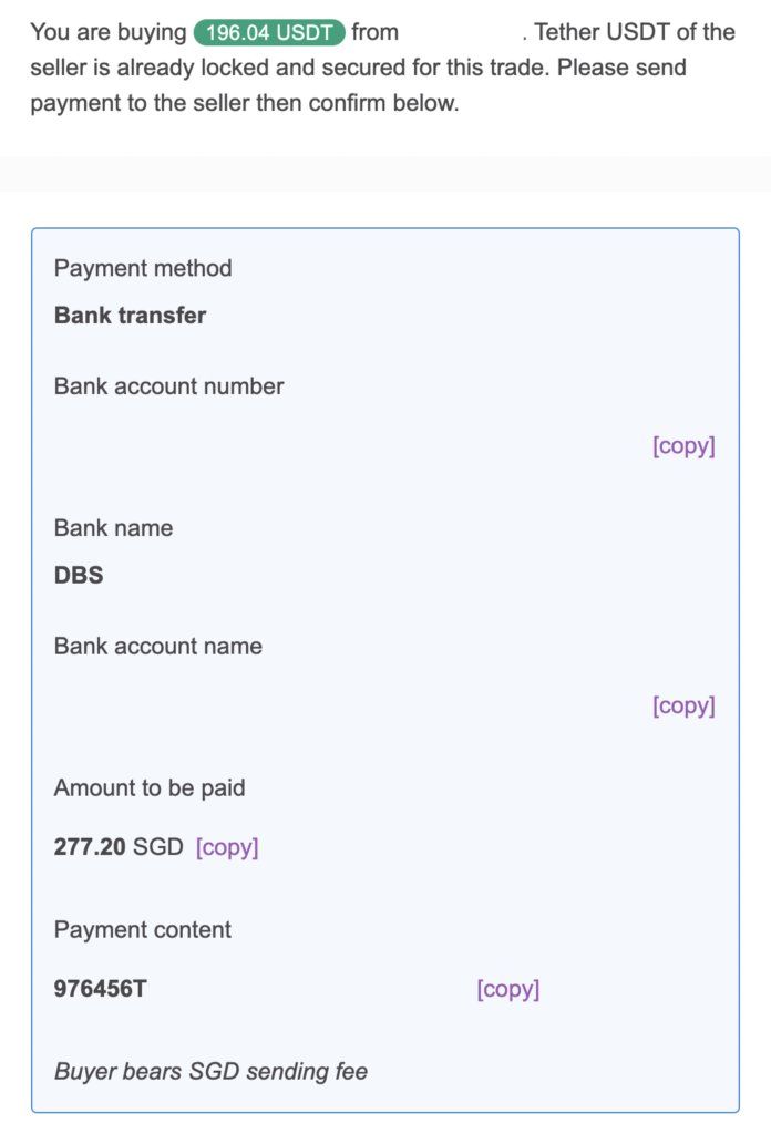 USDT Remitano Bank Transfer