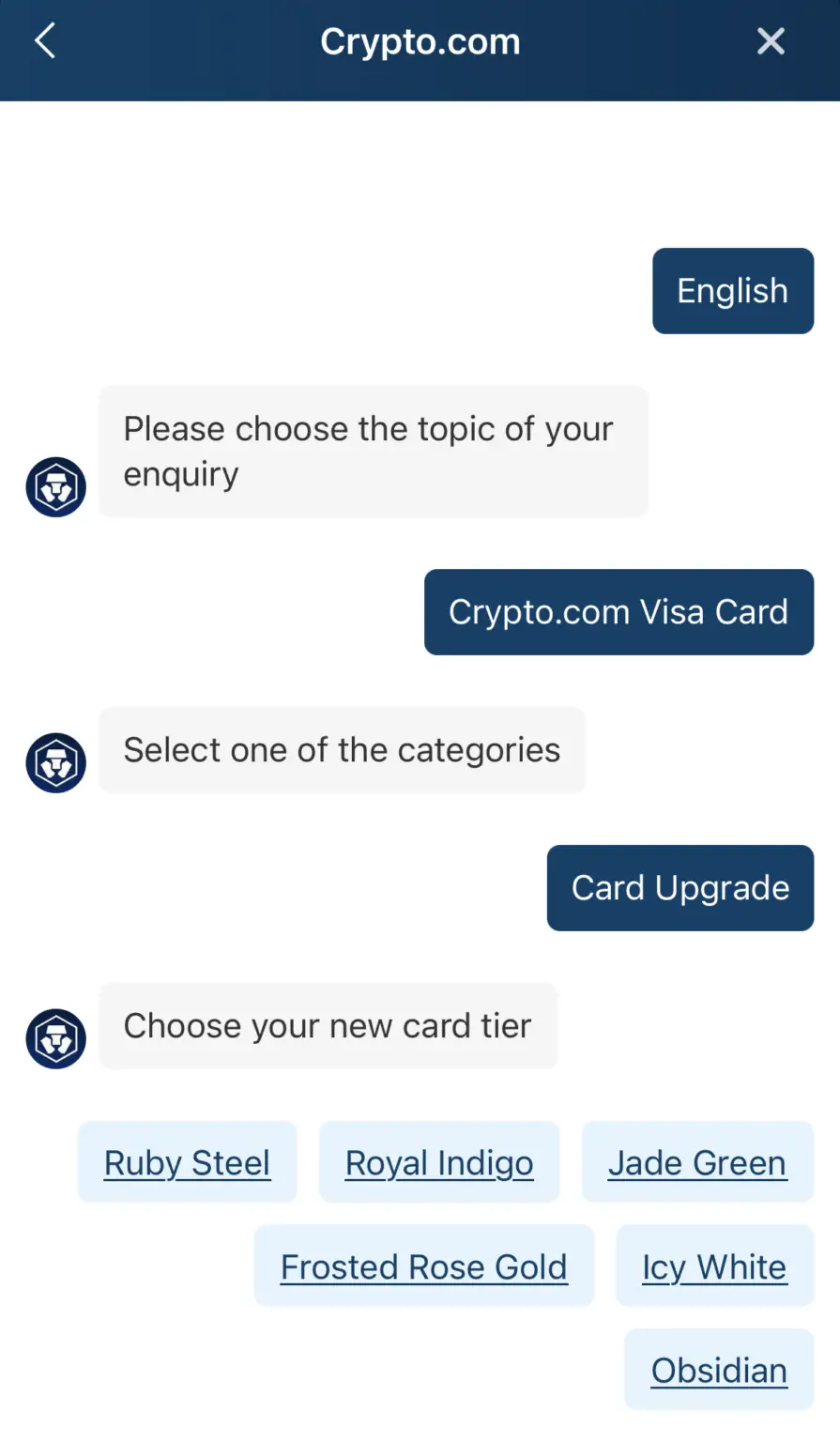 crypto.com replacement card fee
