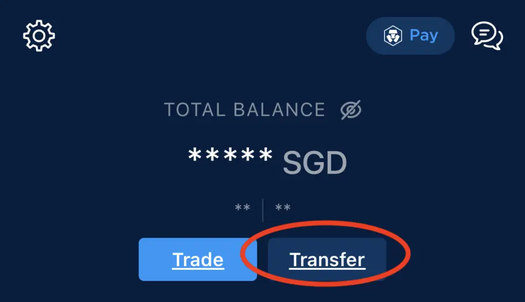 Crypto.com Transfer