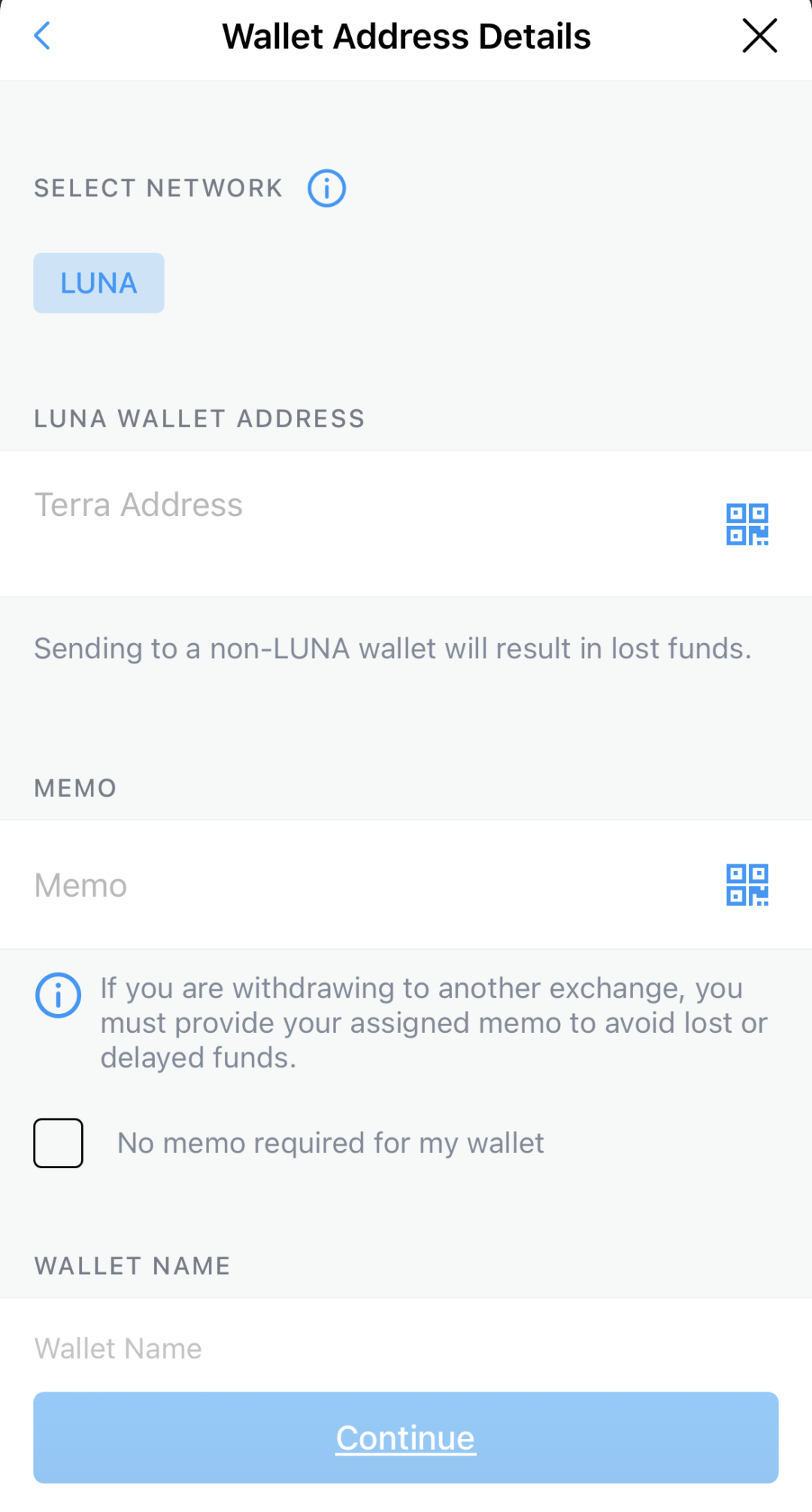 withdraw luna from crypto.com