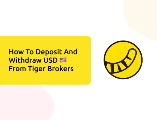 Deposit And Withdraw USD Tiger Brokers