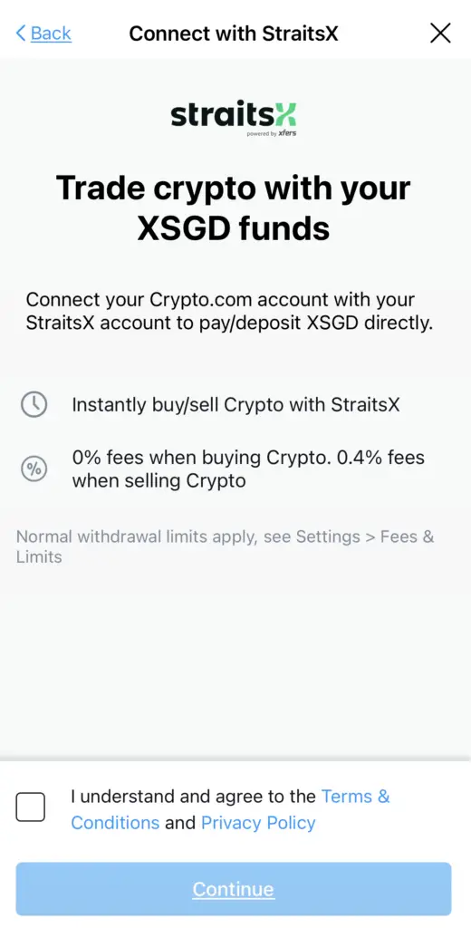 Crypto.com Connect With StraitsX
