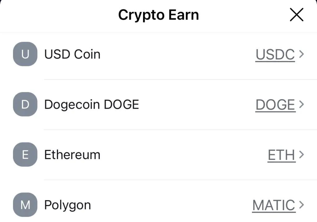 Crypto.com Earn Select DOGE