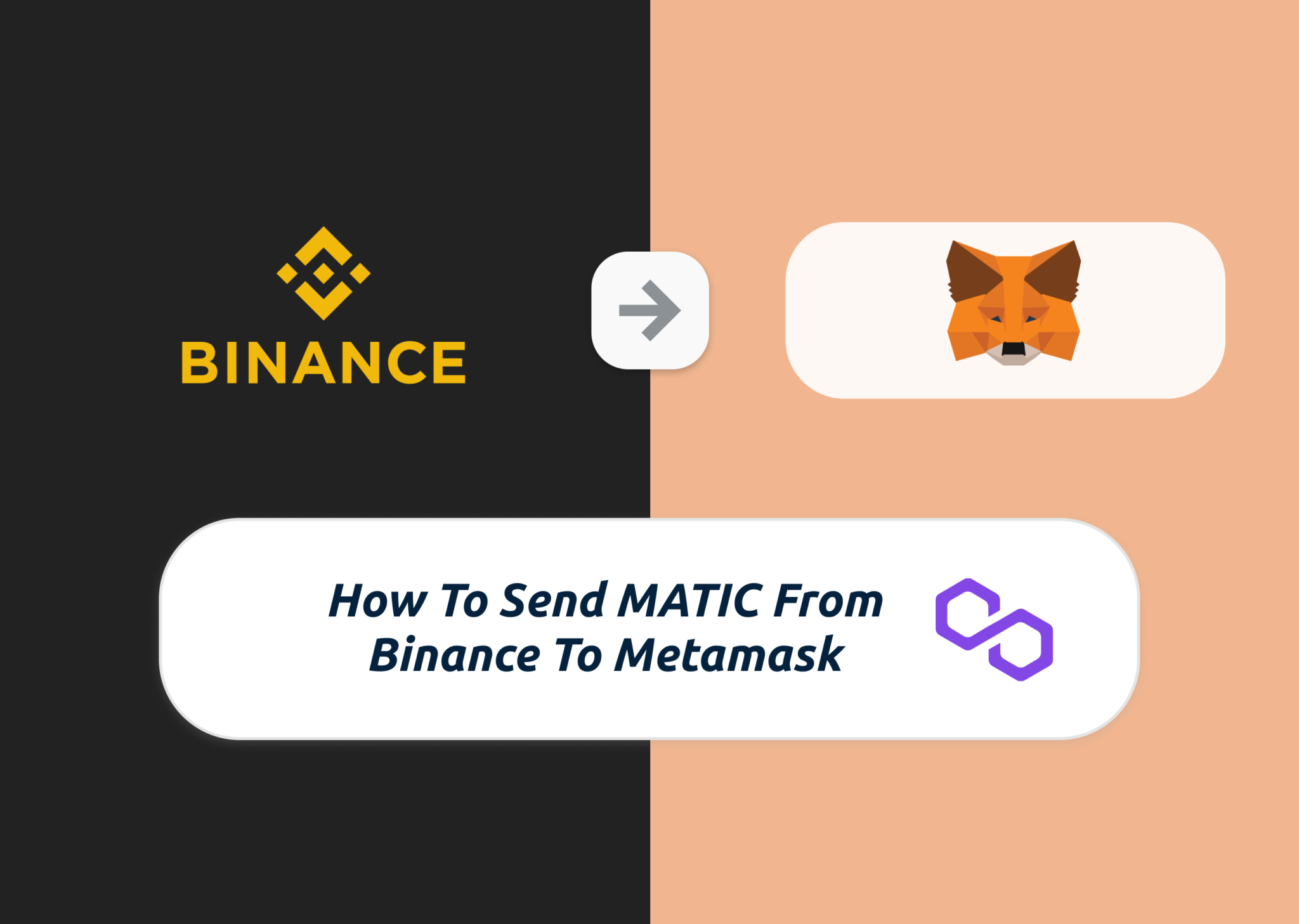transfer matic from binance to metamask