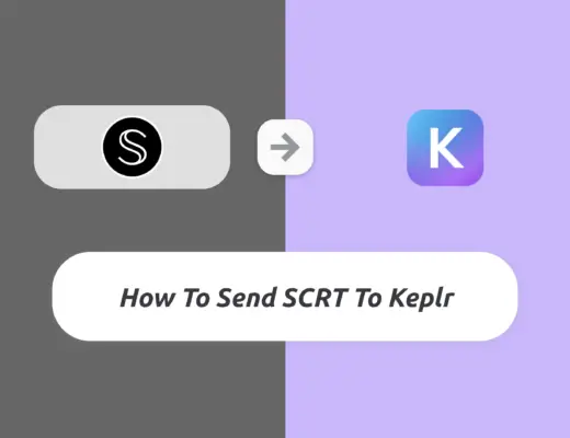 How To Send SCRT To Keplr