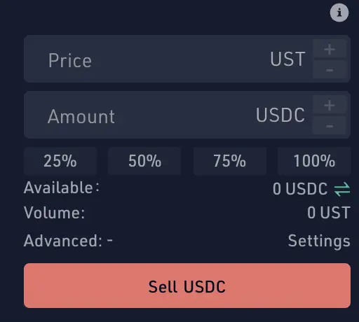 KuCoin Sell USDC For UST