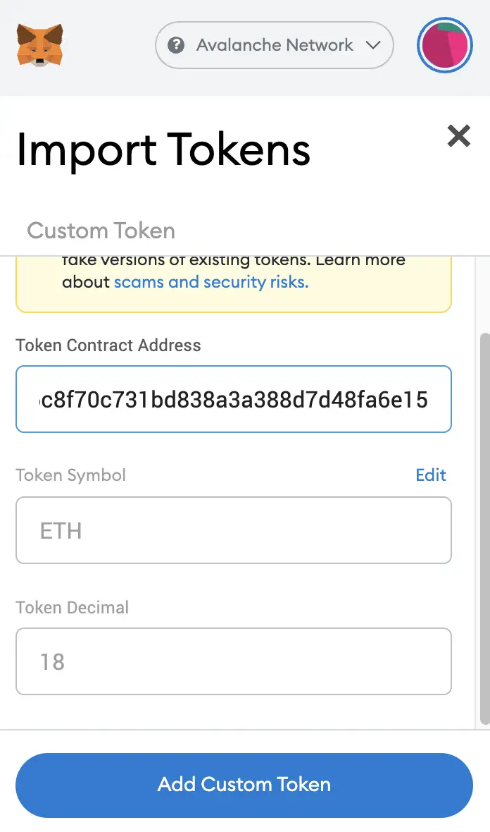 metamask funds not usable on etherdelta