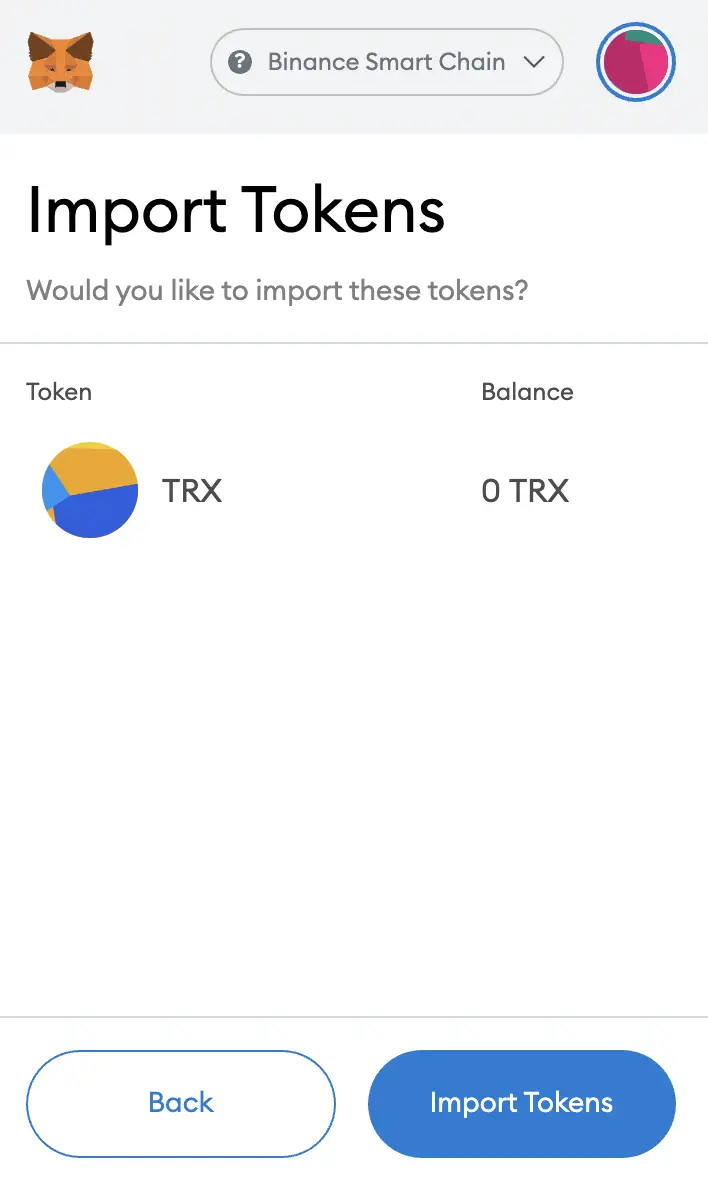 how to sell trx in metamask