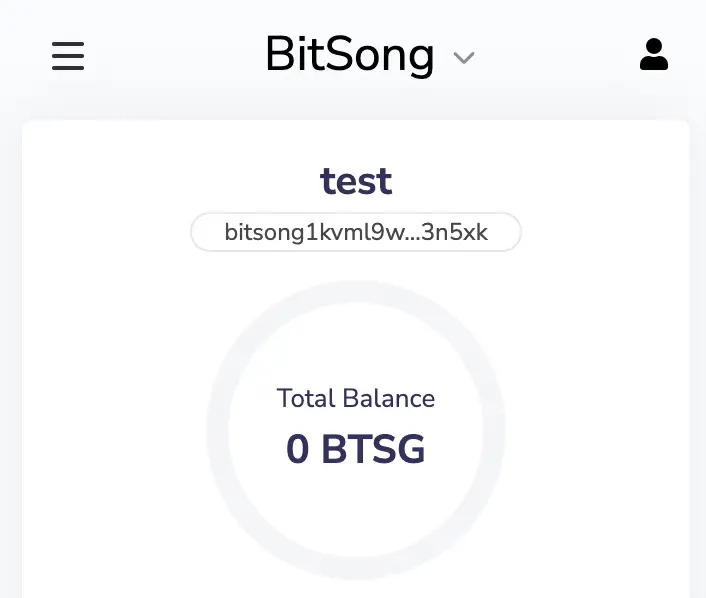 Bitsong Network on Keplr Wallet