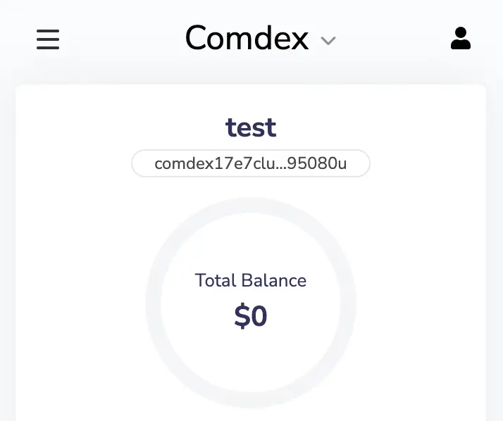 Comdex Network On Keplr Wallet
